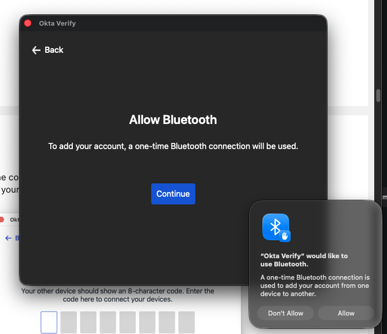 macOS Bluetooth setting